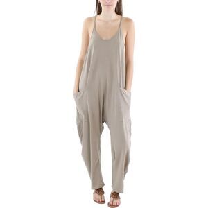FREE PEOPLE MOVEMENT Women’s Olive Green Sleeveless Hot Shot Romper Size Medium